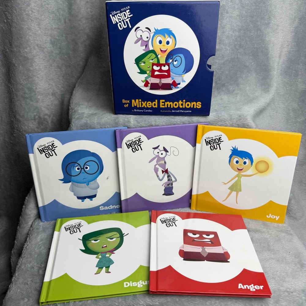 Disney Pixar Inside Out Box of Mixed Emotions 5 Book Set Hardcover
